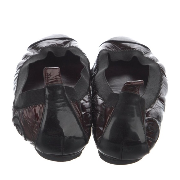 Chanel 2008 Interlocking CC Logo Ballet Flats Size 8.5 - Picture 2 of 3